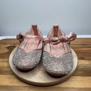 Toddler Girl Sparkle Princess Ballet/Ballerina slip on flats